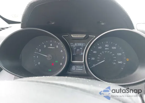 2013 Hyundai Veloster Turbo W/Blue z USA, uszkodzony, nr VIN KMHTC6AE4DU096095